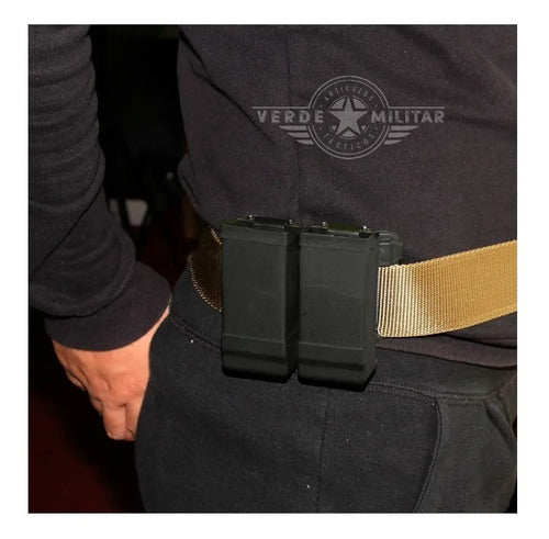 Porta Cargador Táctico Doble Revista Cartucho Pistola Arma