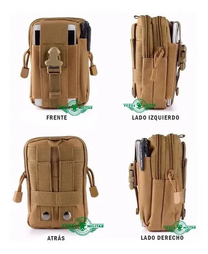Funda Militar Táctica Para Celular Supervivencia Molle