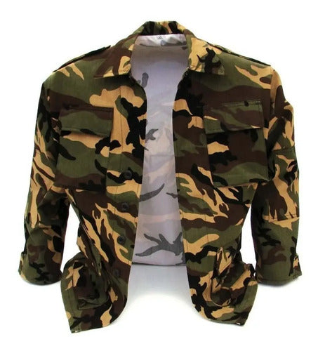 Uniforme Táctico Militar Camuflaje Hojas Secas Advantage Selva Tigre Urbano Cazador Gotcha
