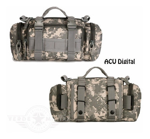 Mochila Táctica Militar Multiformas Maletín Cangurera Bolsa Pouch Molle Cartera De Viaje E