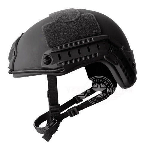Casco Tactico Militar De Riel Operaciones Especiales Rescate