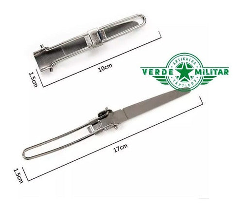 Cubiertos Militar Plegables Campismo Outdoor Envío Gratis