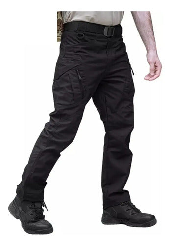Pantalon De Bolsas De Cargo Tela Ripstop Antirrasgadura