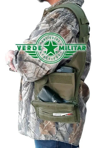 Mochila Táctica Cruzada Pushpack Mariconera Pechera Ligera Antirobo Bolsa Rápida De Viaje