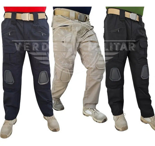 Pantalón Táctico Con Rodillera Comando Gotcha Airsoft Police