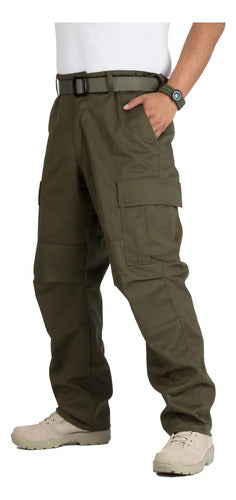 Pantalón Táctico De Cargo Tallas Extra Grande 42,44,46,48,50