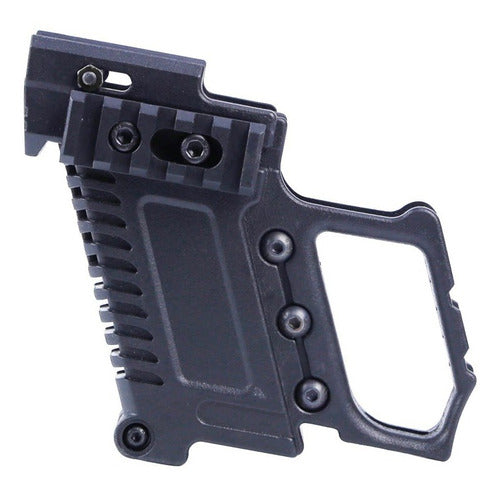 Empuñadura Portacargador Riel Montura Arma Pistola Glock