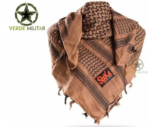 Bufanda Militar Shemagh Palestina Turbante Arabe Original Sixka 707 Gotcha Airsoft Policía