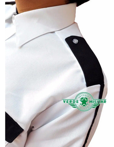 Camisa Camisola De Vestir Para Uniforme Con Franja Para Trabajo Policía Seguridad Privada