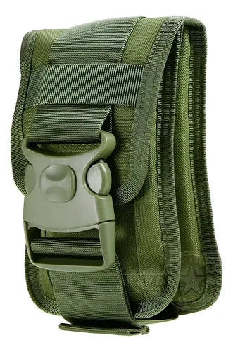 Funda Cartera Militar Porta Celular Bolsa Táctica A La Cintura Molle Úsala En Cinturón Moc