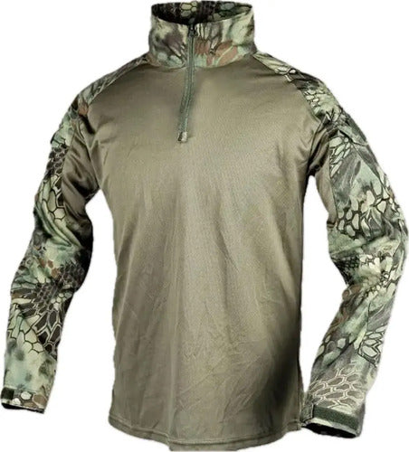 Playera Camisa Táctica Rápida Militar D Combate Cacería Camu