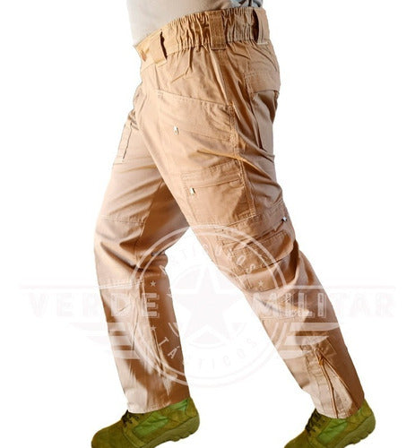 Pantalon De Bolsas Tactico Comando Ripstop