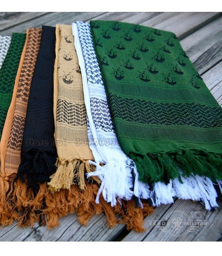 Palestina Arabe Bufanda Shemagh Turbante Militar Gotcha Airs