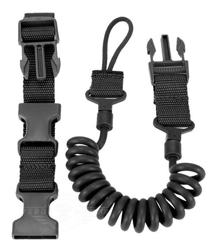 Recuperador De Arma Airsoft Gotcha Correa De Gafete Cartera