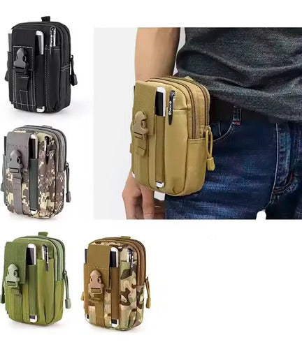 Funda Táctica Porta Celular Cartera Bolsa Accesorio Molle