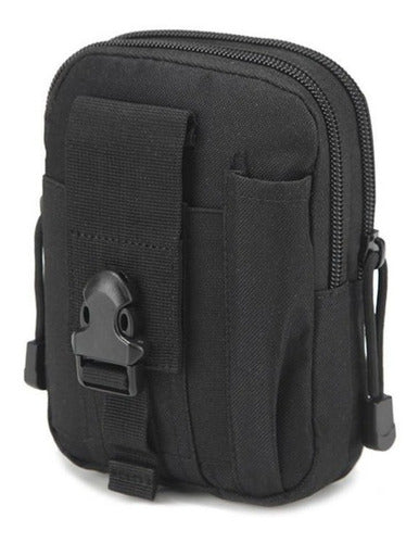 Funda Táctica Molle Úsala En Piernera Mochila Cinturón Chaleco Porta Cartera Audífonos Llaves Celular iPhone Samsung