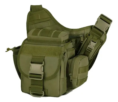 Mochila Tactica Militar Pechera Mariconera Pushpack Bolsa De Viaje Cangurera Cruzada Molle