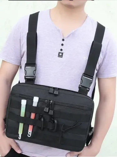 Mochila Táctica Militar Pechera Cruzada De Hombro Bolsa De Viaje Deportiva Trabajo Camping