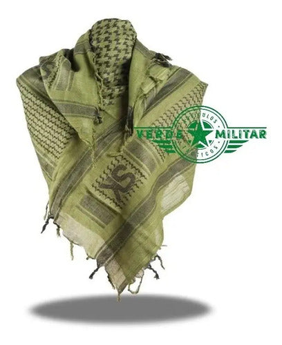 Bufanda Militar Shemagh Palestina Turbante Arabe Original Sixka 707 Gotcha Airsoft Policía