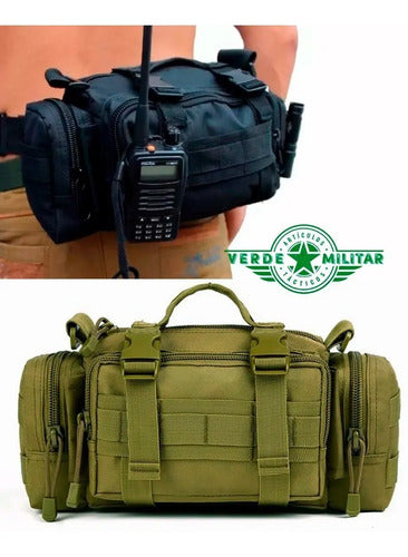 Mochila Táctica Militar Multiformas Maletín Cangurera Bolsa Pouch Molle Cartera De Viaje E