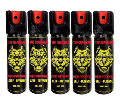 Pimienta Paralizador Defensa Anti Robo Acoso 5pzs De 135g