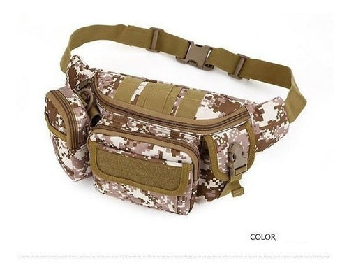 Mochila Cangurera Táctica Militar Mariconera Molle Cartera D Viaje Turista Excursión Campi