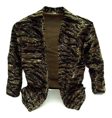 Uniforme Táctico Militar Camuflaje Hojas Secas Advantage Selva Tigre Urbano Cazador Gotcha