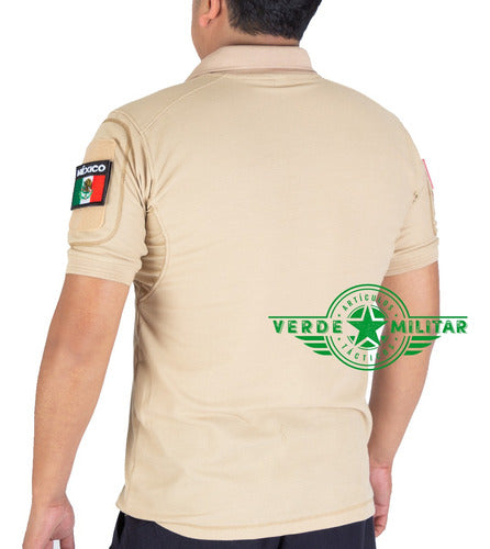 Playera Tactica Polo Camisa Combate Sport Fit  Porta Parches