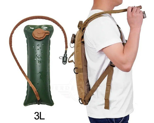 Bolsa De Agua Hidratación 3l Para Mochila Táctica
