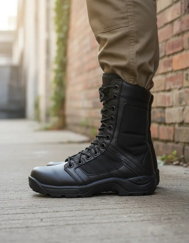 Botas Ultra Ligeras Militares Policiaca Swat Kaki Negra Gris