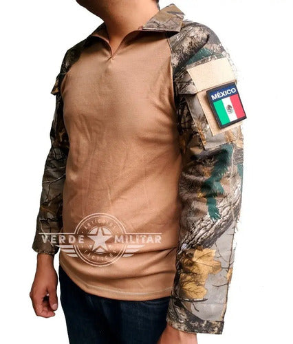Playera Camisa Táctica Rápida Militar D Combate Cacería Camu