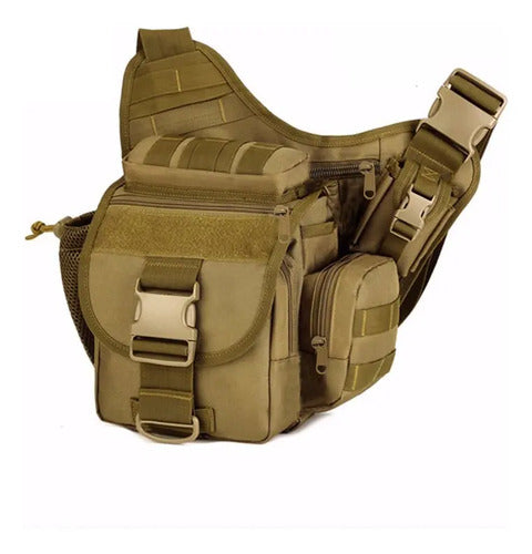 Mochila Tactica Militar Pechera Mariconera Pushpack Bolsa De Viaje Cangurera Cruzada Molle