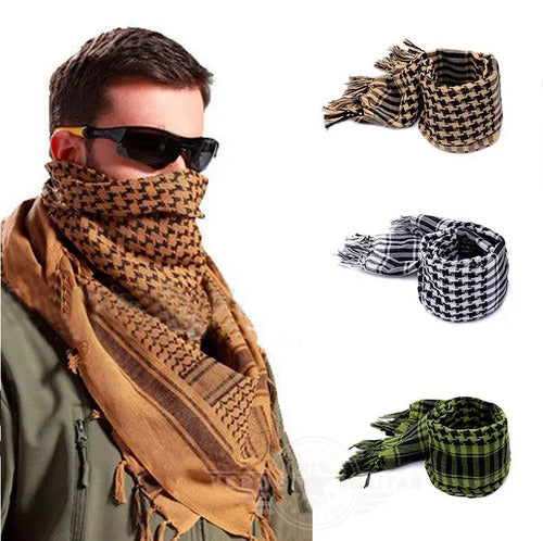 Shemagh Bufanda Militar Turbante Arabe Gotcha Airsoft Paintb