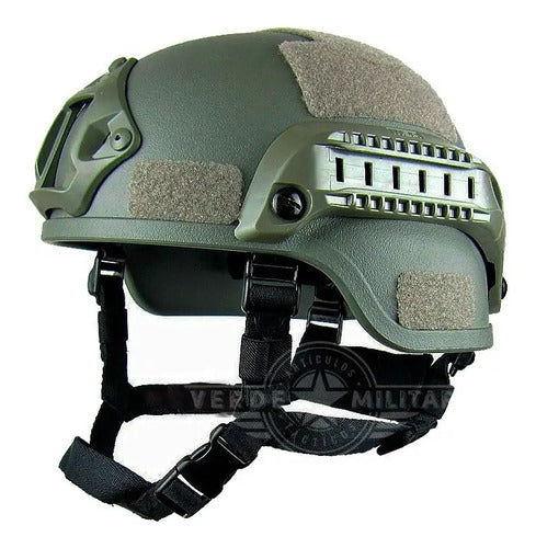 Casco Militar Táctico Policia Gotcha Paintball Airsoft Moto