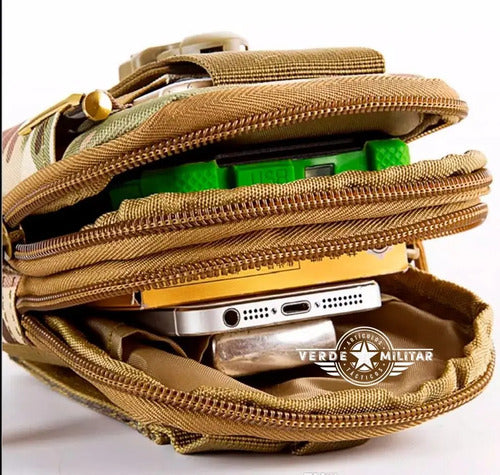 Funda Militar Táctica Para Celular Supervivencia Molle