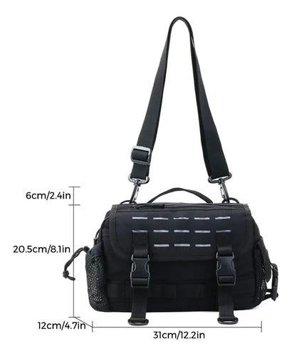 Mochila Táctica Militar Multiformas Cangurera Maletin Mariconera Cartera De Viajes Porta C