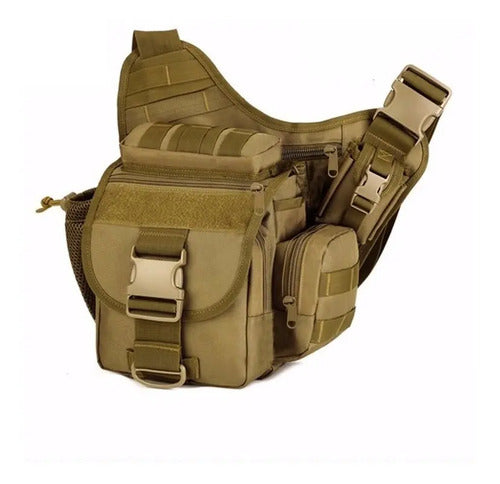 Mochila Tactica Militar Pechera Mariconera Pushpack Bolsa De Viaje Cangurera Cruzada Molle