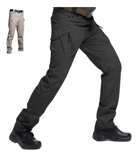 Pantalon De Bolsas De Cargo Tela Ripstop Antirrasgadura