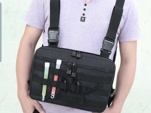 Mochila Táctica Militar Pechera Cruzada De Hombro Bolsa De Viaje Deportiva Trabajo Camping