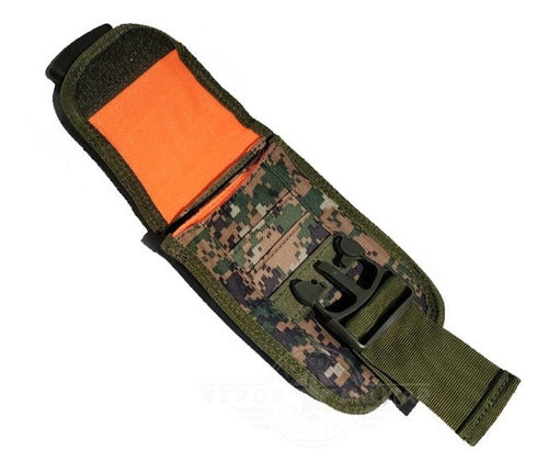 Funda Cartera Militar Porta Celular Bolsa Táctica A La Cintura Molle Úsala En Cinturón Mochila Chaleco Piernera Accesori