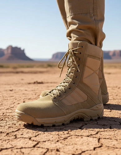 Botas Ultra Ligeras Militares Policiaca Swat Kaki Negra Gris