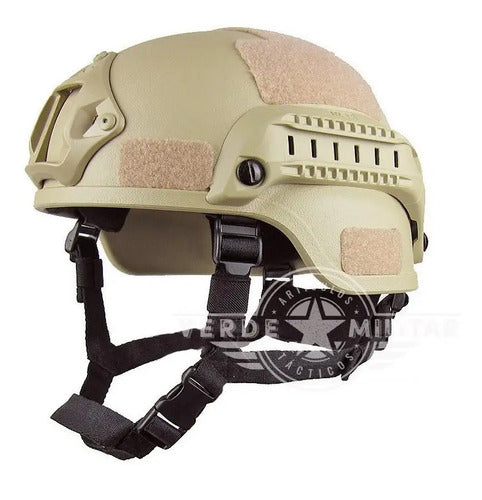 Casco Militar Táctico Policia Gotcha Paintball Airsoft Moto