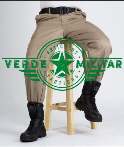 Pantalon De Bolsas Tactico Comando Seguridad Gabardina