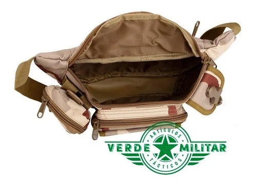 Mochila Cangurera Táctica Militar Mariconera Molle Cartera D Viaje Turista Excursión Campi