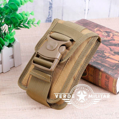 Funda Cartera Militar Porta Celular Bolsa Táctica A La Cintura Molle Úsala En Cinturón Mochila Chaleco Piernera Accesori