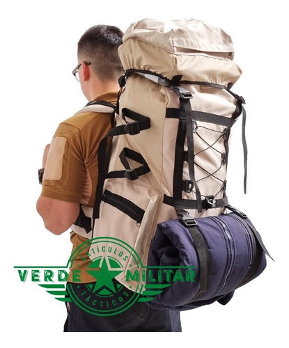 Mochila Táctica Grande De Viaje Camping Excursiones Alpinismo Senderismo Pesca Caza Bolsa Deportiva Cómoda Y Ligera